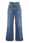 Agolde Magda Carpenter Jeans In Denim