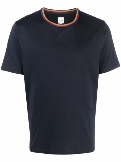 Paul Smith Cotton T-shirt In Blue