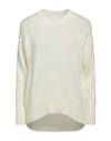 Caractere Caractère Woman Sweater Ivory Size Xl Virgin Wool, Nylon In White