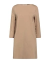Liviana Conti Woman Midi Dress Camel Size 6 Viscose, Polyamide, Elastane In Beige