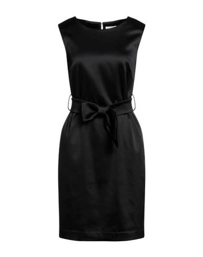 P.a.r.o.s.h P. A.r. O.s. H. Woman Mini Dress Black Size M Acrylic, Polyamide, Elastane In Black
