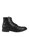 REPLAY REPLAY MAN ANKLE BOOTS BLACK SIZE 10 SOFT LEATHER