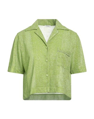 Oseree Oséree Woman Shirt Light Green Size S/m Polyethylene
