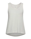 Majestic Filatures Woman Tank Top Grey Size 1 Viscose, Elastane In White