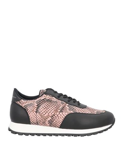 Giuseppe Zanotti Man Sneakers Pink Size 15 Soft Leather