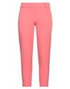 Kocca Woman Pants Salmon Pink Size 8 Polyester, Elastane
