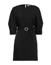 Vicolo Woman Mini Dress Black Size S Polyester, Elastane