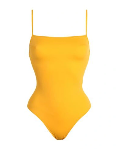 Arket Woman One-piece Swimsuit Mandarin Size 6 Polyamide, Elastane