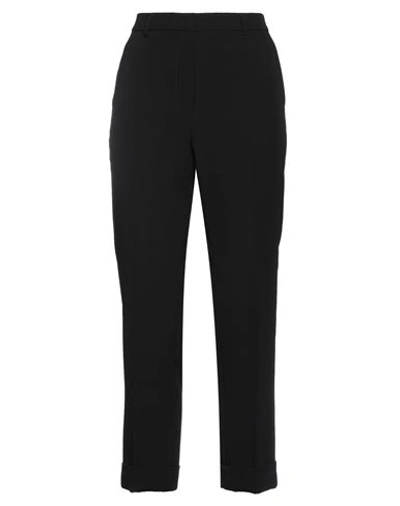 Seventy Sergio Tegon Woman Pants Black Size 8 Polyester, Elastane In Black