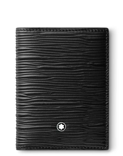 Montblanc Man Document Holder Black Size - Soft Leather