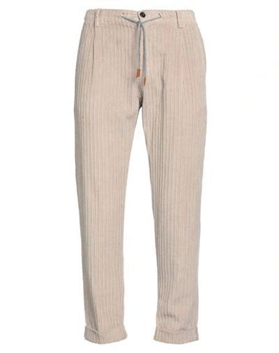 Eleventy Man Pants Light Brown Size 33 Cotton In Beige