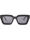 JIMMY CHOO MEGS SQUARE-FRAME SUNGLASSES