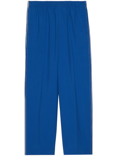 GUCCI INTERLOCKING-G WIDE-LEG TROUSERS