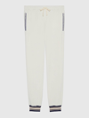 GUCCI LOGO-PATCH STRIPED-DETAILING TRACK PANTS