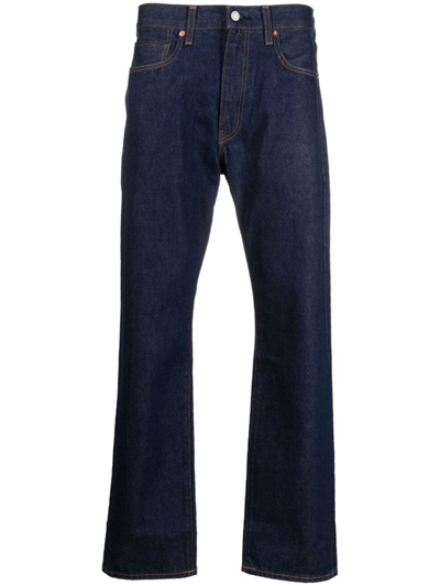 Levi's 505 Straight-leg Cotton Jeans In Blue