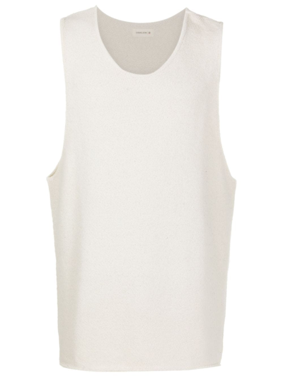 Osklen Garment-dyed Scoop-neck Tank Top In Neutrals