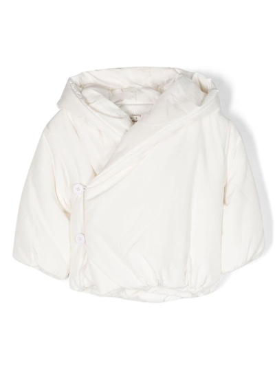 Teddy & Minou Babies' Long-sleeve Padded Jacket In White