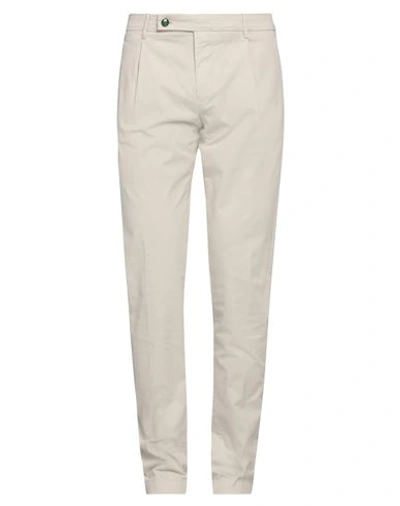 Berwich Man Pants Beige Size 36 Cotton, Elastane