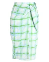 Arket Woman Midi Skirt Sky Blue Size 8 Lyocell, Polyamide In Blue