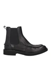 Tod's Man Ankle Boots Black Size 8 Soft Leather