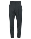 Fear Of God Wide Leg Black Cotton And Wool Pants In Grey