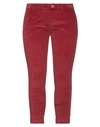 Mason's Woman Pants Brick Size 10 Cotton, Pes - Polyethersulfone, Elastane In Red