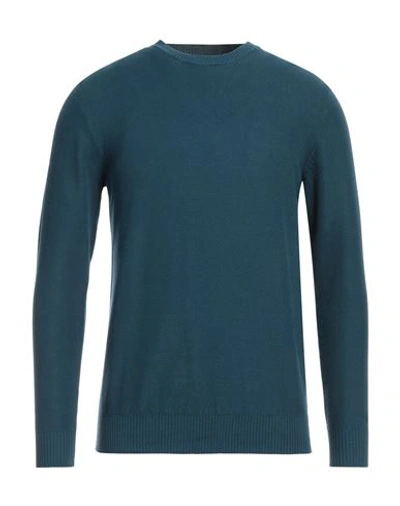 DRUMOHR DRUMOHR MAN SWEATER DEEP TEAL SIZE 40 COTTON