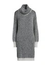 Le Sarte Del Sole Woman Mini Dress Black Size 0 Acrylic, Mohair Wool, Polyamide