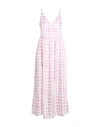 Arket Woman Maxi Dress Light Pink Size 12 Cupro, Viscose In Pink