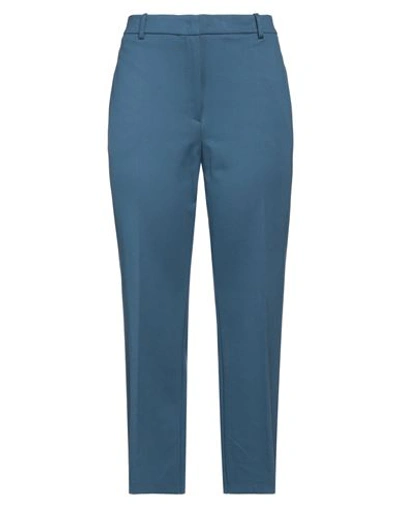 Kaos Woman Pants Pastel Blue Size 12 Viscose, Polyamide, Elastane