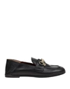 SEE BY CHLOÉ SEE BY CHLOÉ WOMAN LOAFERS BLACK SIZE 7.5 CALFSKIN
