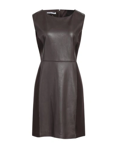 Caractere Caractère Woman Mini Dress Black Size 10 Viscose, Elastane