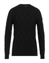 +39 Masq Man Sweater Black Size 44 Merino Wool