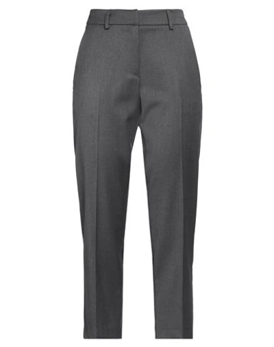 Hopper Woman Pants Lead Size 4 Polyester, Viscose, Elastane In Grey