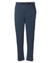 Monobi Man Pants Navy Blue Size Xs Polyester In Navy Blue