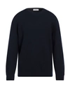 Gran Sasso Man Sweater Midnight Blue Size 46 Virgin Wool, Cashmere, Viscose In Blue
