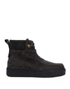 See By Chloé Woman Ankle Boots Dark Brown Size 10 Cow Leather In Brown
