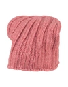 Aragona Woman Hat Pastel Pink Size Onesize Baby Alpaca Wool, Merino Wool, Polyamide