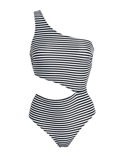 Arket Woman One-piece Swimsuit Black Size 12 Polyamide, Elastane