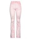 Guess Woman Pants Pink Size S Ecovero Viscose, Polyamide, Elastane In Pink