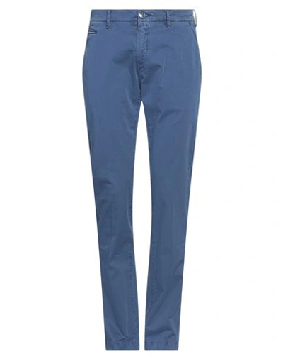 Jacob Cohёn Man Pants Blue Size 31 Cotton, Elastane In Blue