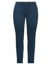 Re-hash Re_hash Woman Pants Blue Size 31 Cotton, Polyester, Elastane In Blue