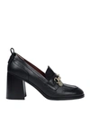 SEE BY CHLOÉ SEE BY CHLOÉ WOMAN LOAFERS BLACK SIZE 6 CALFSKIN