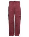 Arte Antwerp Porter Trabal Man Pants Burgundy Size 34 Cotton In Red
