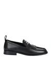 KARL LAGERFELD KARL LAGERFELD WOMAN LOAFERS BLACK SIZE 6 SOFT LEATHER
