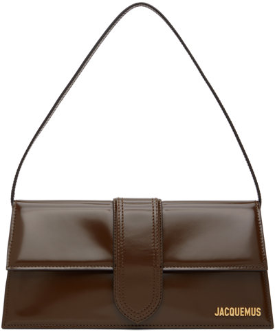 Jacquemus Brown Le Chouchou 'le Bambino Long' Bag In 890 Midnight Brown