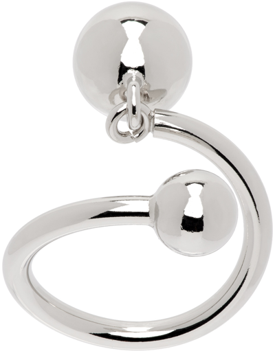 Justine Clenquet Silver Winona Ring In Palladium