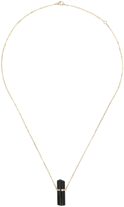 Jia Jia Women's 18k Yellow Gold & Black Tourmaline Pendant Necklace In Black Gold