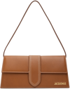 Jacquemus Le Bambino Long Leather Shoulder Bag In Brown