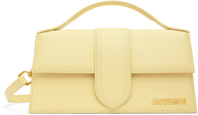 Jacquemus Beige Le Papier 'le Grand Bambino' Bag In 120 Ivory